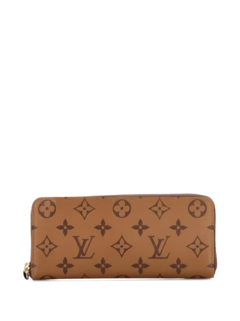 Louis Vuitton Pre-Owned Clemence Wallet Reverse Monogram Canvas small wallets Brown ICW2HNC919M7SBKD