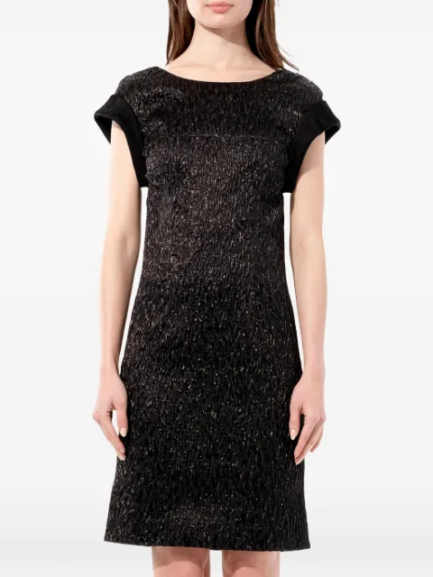 Balenciaga crew-neck mini dress Black 312941TEC61