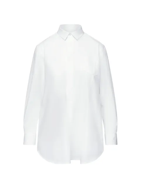sacai chest-pocket poplin shirt White 2508095