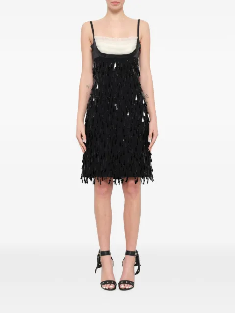 Marc Jacobs sequin-embellished wool mini dress Black M4007202001