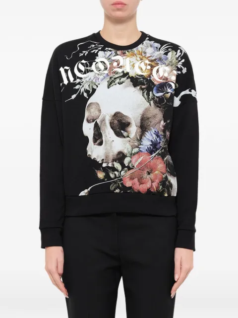 Alexander McQueen Dutch Masters skull-print sweatshirt Black 519222QKZ41