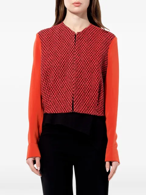 Balenciaga tweed panelled jacket Orange 312978TEF3