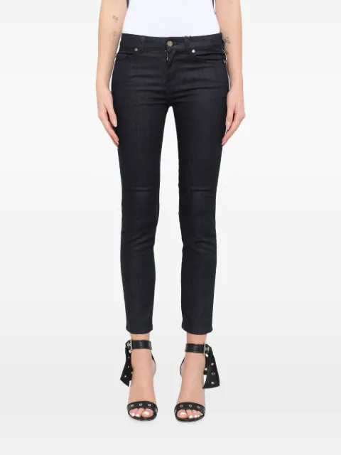 Alexander McQueen belt-loop bottuned jeans Blue 360489QDM01