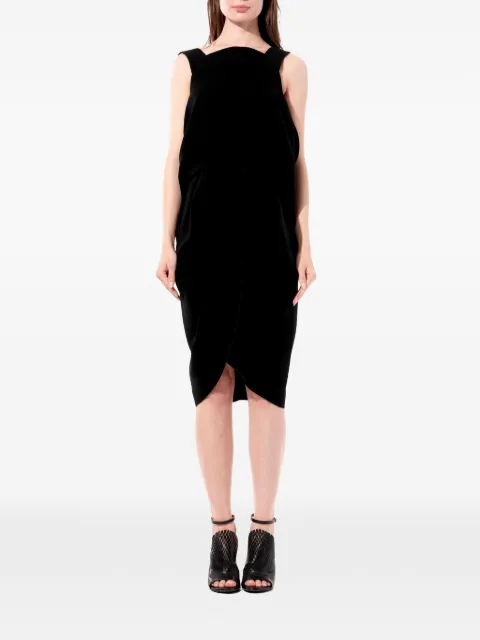 Balenciaga open-back draped dress Black 342950TFDD71000