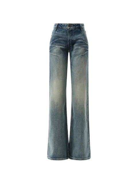 Fax Copy Express 888 oversized jeans Blue AUJN08D01LB