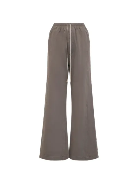 Rick Owens DRKSHDW Pusher snap-closure track-pants Brown DS01F4336F