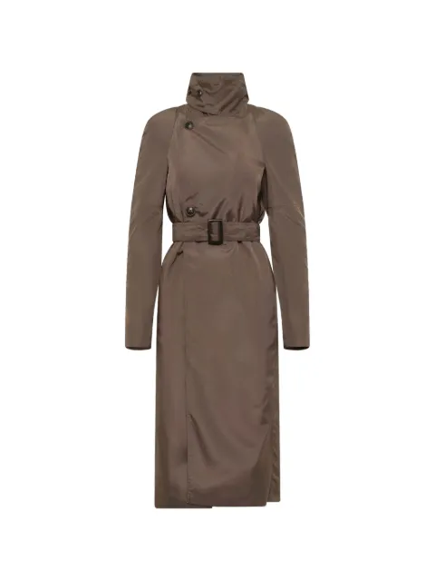 Rick Owens Maria asymmetric trench coat Brown RO01F6953NCV