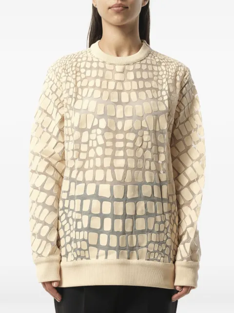 Givenchy crew-neck sweatshirt Neutrals 16U70113402