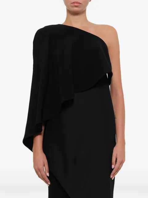 Givenchy one-shoulder draped dress Black 15A2108210001