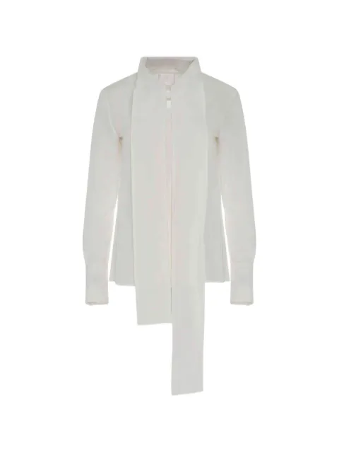 Givenchy lavallière-neck silk blouse White BW60WZ12EH