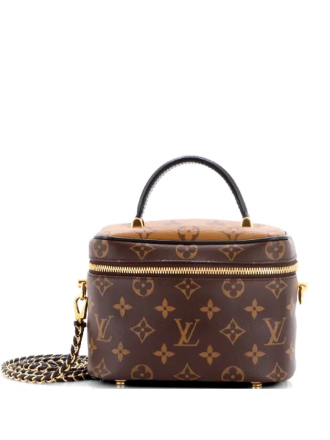 Louis Vuitton Pre-Owned Vanity Handbag Reverse Monogram Canvas PM satchel Brown HHPWY9JVSXRAGTJK