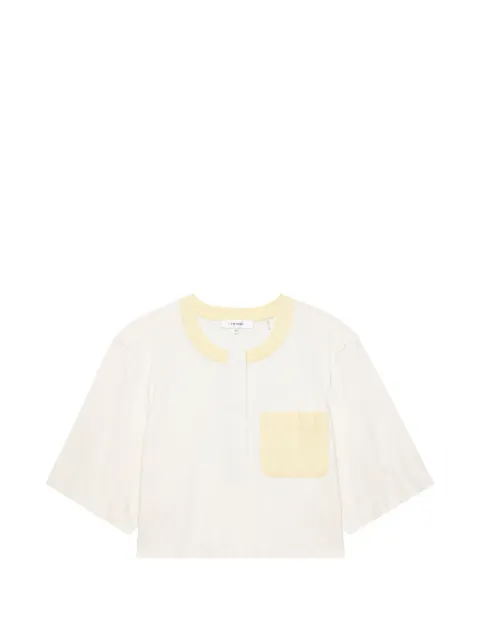 FRAME Bodega chest-pocket T-shirt Neutrals WE26JTE007