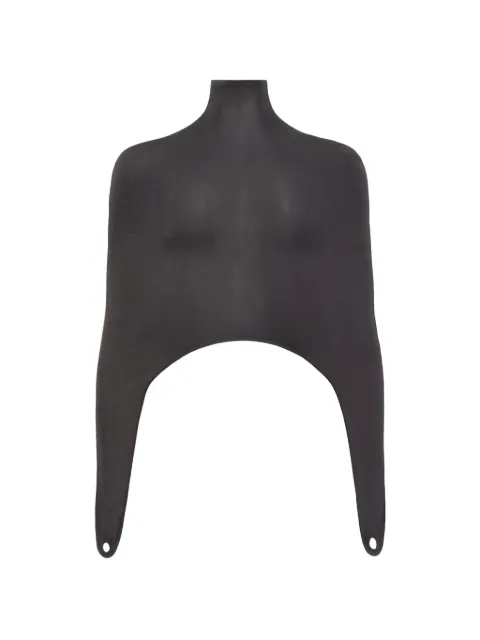 Alaïa Tension cut-out top Grey AA9H1487K191C