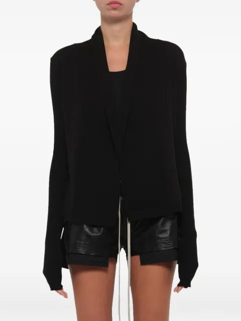 Rick Owens Naska asymmetrical cardigan Black RP01F6644M