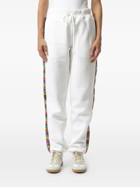 Marc Jacobs glitter-stripe track pants White K41770804