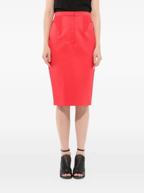 Givenchy A-line Podium skirt Red 17I4004298600