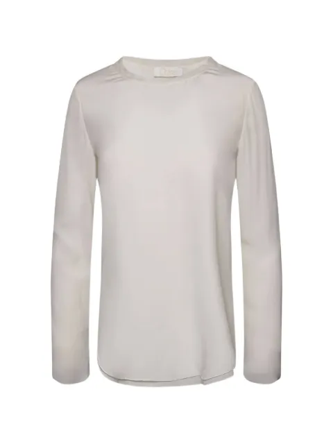 Chloé crew neck long-sleeve top White 16SHT8016S004