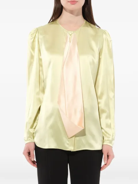 Givenchy Podium long-sleeve shirt Green 14I6253310