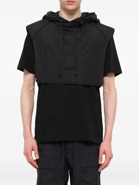 Juun.J hooded cotton T-shirt Black JC0442P025