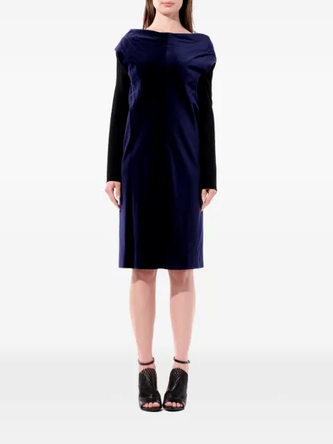 Balenciaga velvet-effect long-sleeve mini dress Black 273943TV4054062