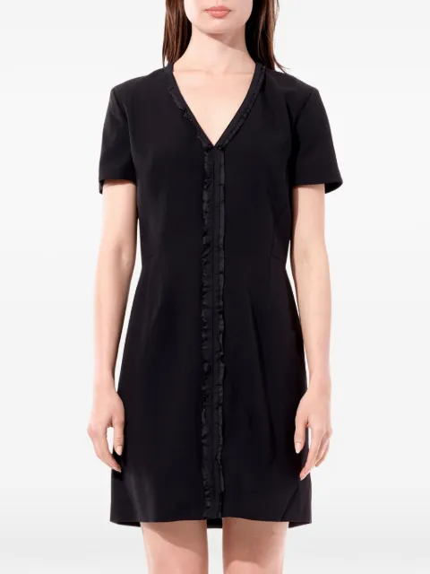Balenciaga ruffle-trimmed inside-out dress Black 426773TRD10