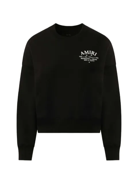 AMIRI Arts District logo-print sweatshirt Black AWJYCW1011001