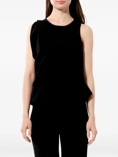 Balenciaga draped sleeveless top Black 294596TBK301000