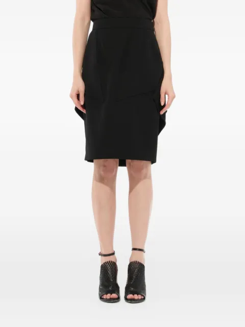 Givenchy Podium draped skirt Black 12I4304120