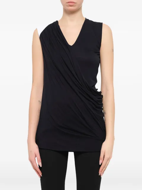 Givenchy V-neck draped top Black 10U7719410001