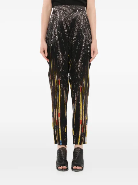 Givenchy sequin-embellished high-waisted trousers Black 14A5004393