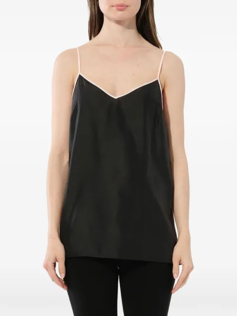 PUCCI contrast-trim sleeveless top Black 82RM6082664999