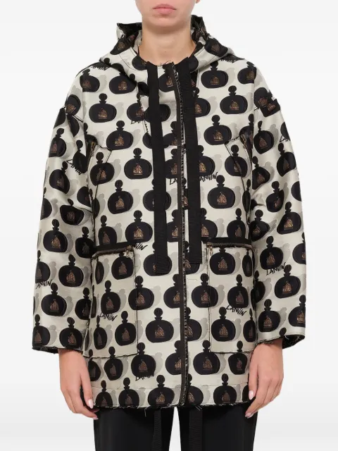 Lanvin printed parka Neutrals 3109