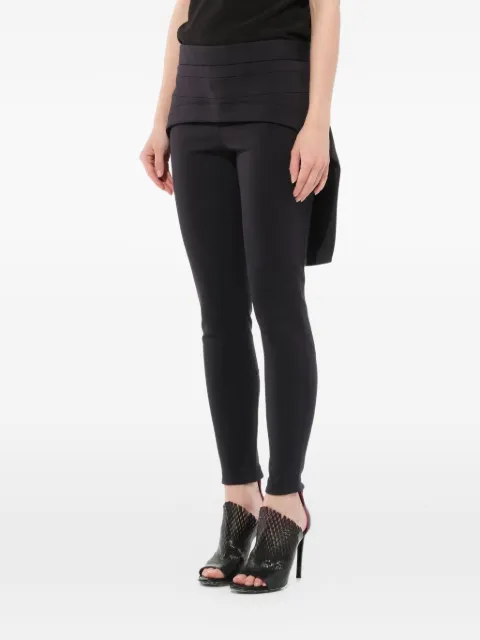 Givenchy layered zip-fastening trousers Black 12U5143045