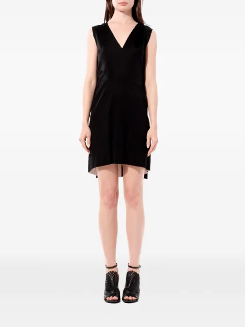 Balenciaga sleeveless V-neck dress Black 351261TJK51