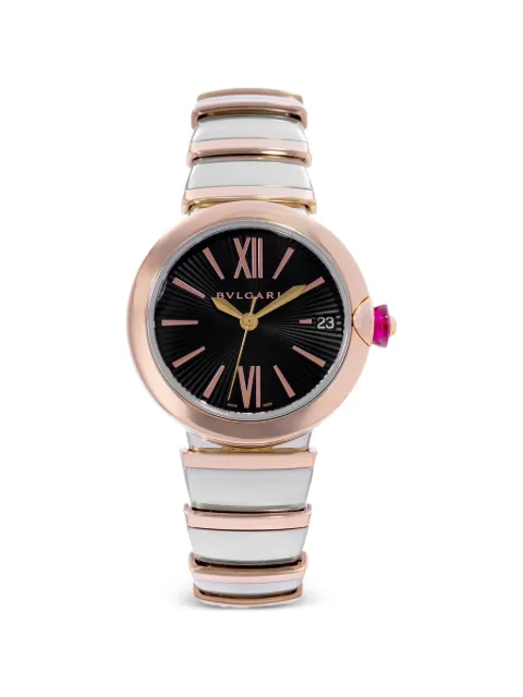 Bvlgari Pre-Owned 2015 Lucea 33mm watch Black 102192LUP33SG