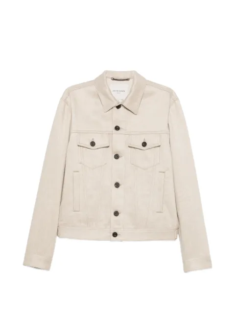 Jacob Cohën twill trucker jacket Neutrals JUMH0076080T877