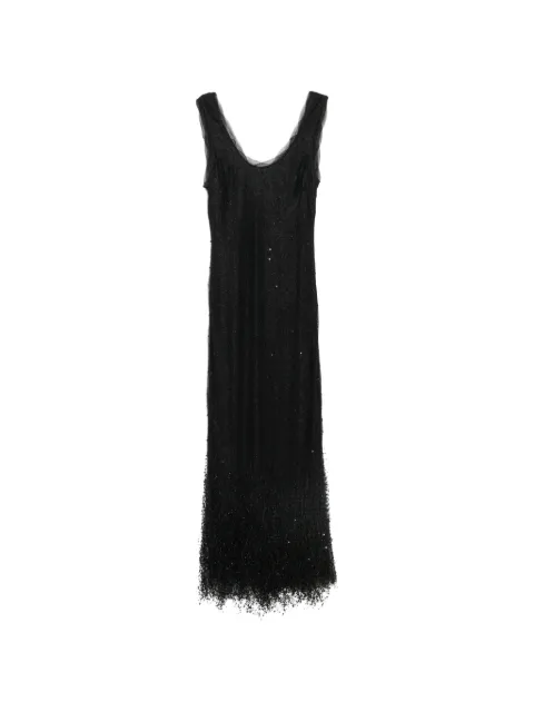 SIMKHAI Irisa sequin-embellished lace dress Black 2261168CA