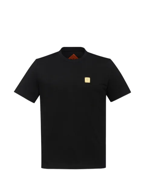 MCM logo-plate T-shirt Black MHTGASE01BK