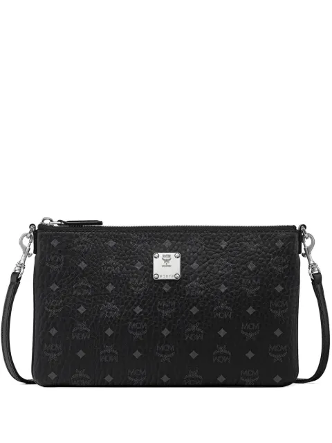 MCM Aren Visetos crossbody bag Black MYZGATA01BK