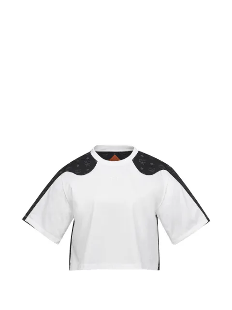 MCM Laurel monogram-print T-shirt Black MFTFAMM03BW