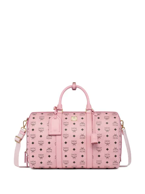 MCM Visetos Ottomar maxi weekender bag Pink MMVGATT01PZ