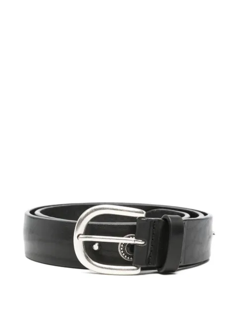 DA.D studded leather buckle belt Black D1721