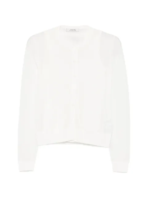 Dorothee Schumacher sheer-knit cardigan and top set White 41405
