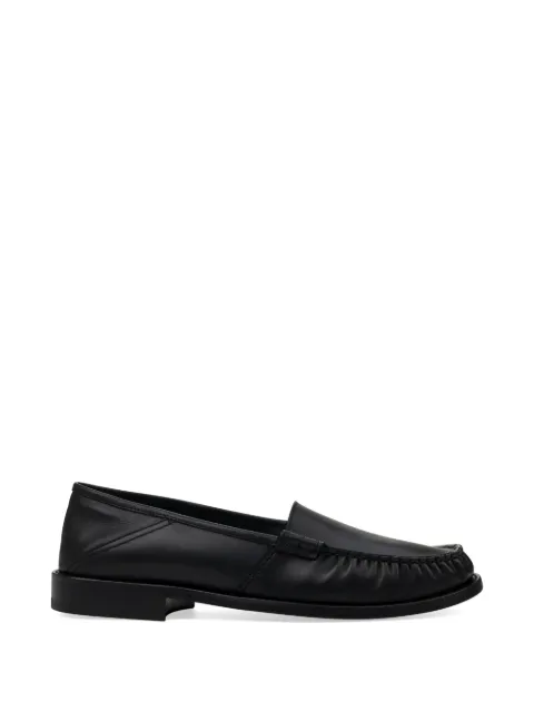 RHUDE gathered slip-on loafers Black RHSS22FO16040377