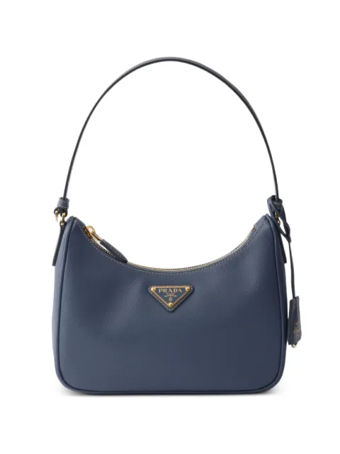 Prada Re-Edition 2005 Saffiano leather mini bag Blue 1N204WNZV