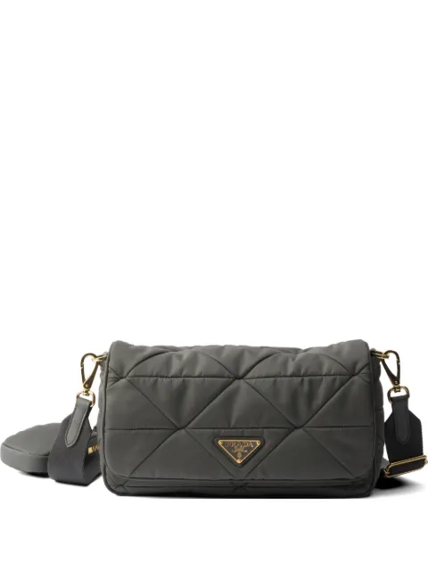 Prada padded re-nylon shoulder bag Grey 1BD290VD9MRDJN