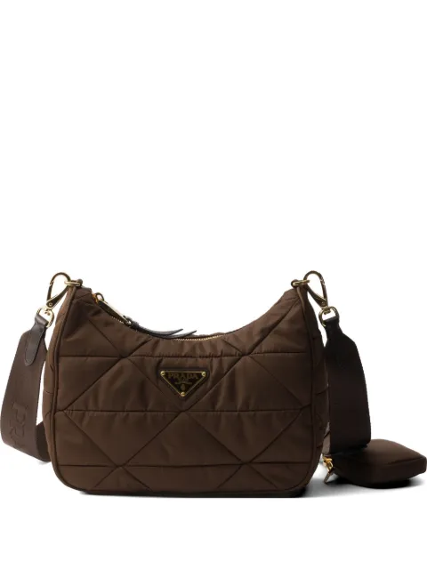Prada padded Re-Nylon shoulder bag Brown 1BC151VD9MRDJN