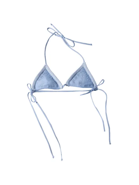 Miu Miu cotton bra Blue MMV385SOOO191V