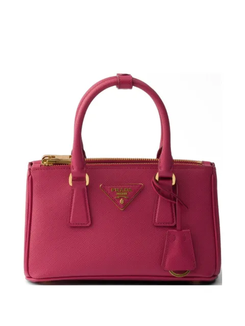 Prada Galleria mini Saffiano-leather bag Pink 1BA916VEOONZV