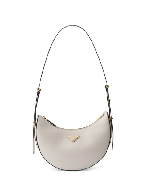 Prada Arqué small leather shoulder bag White 1BC274VOOOASK